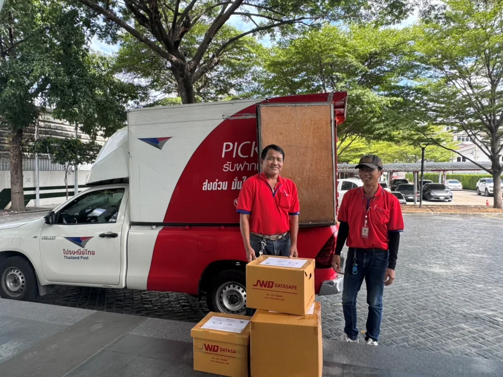 Delivered end-of-life electronic equipment to Thailand Post Company Limited