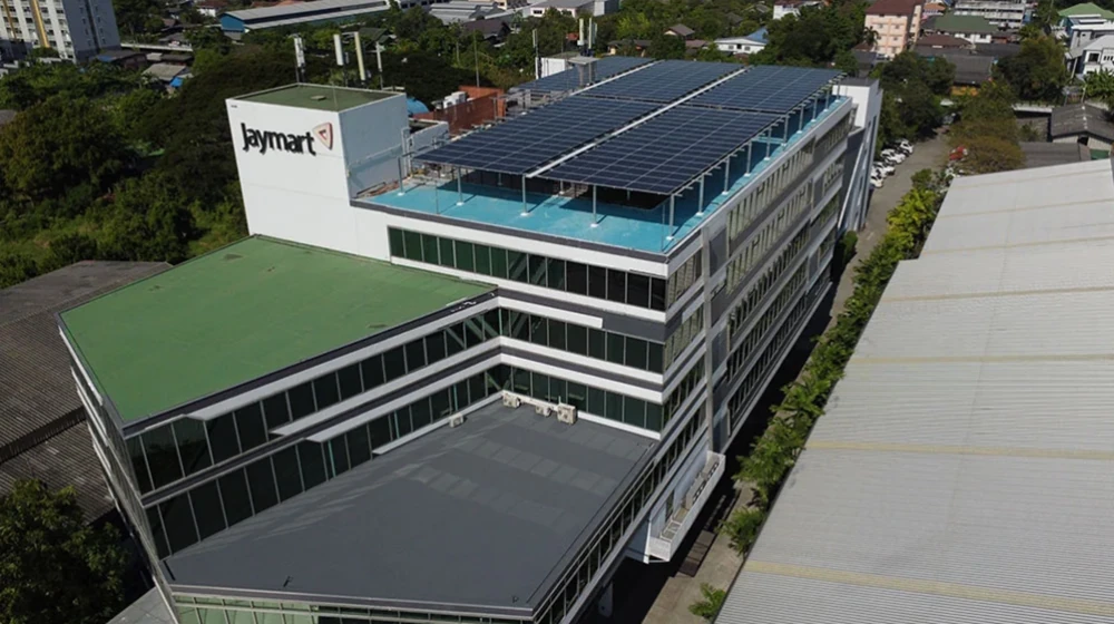 Jaymart has implemented the installation of a solar rooftop system to reduce electricity consumption